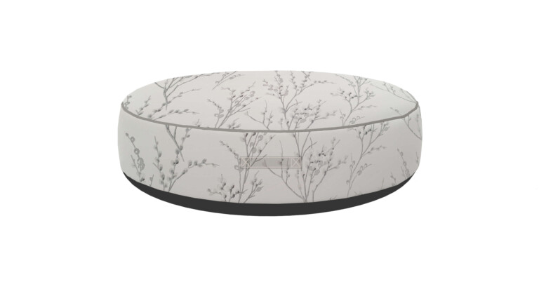 Laura Ashley Pussy Willow Steel Indoor Floor Cushion