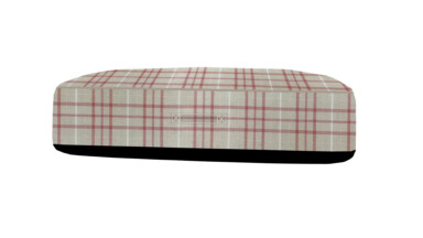Laura Ashley Keynes Cranberry Indoor Floor Cushion