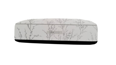 Laura Ashley Pussy Willow Steel Indoor Floor Cushion