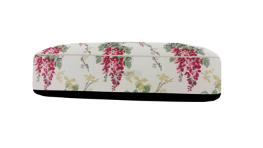 Laura Ashley Wisteria Cranberry Indoor Floor Cushion