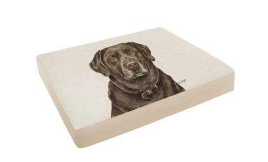 Chocolate Labrador Pet Bed