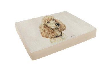 Apricot Poodle Pet Bed