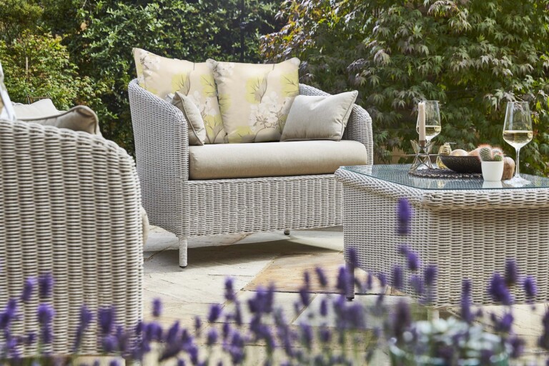 Laura Ashley Tenby Seaspray Outdoor Cushion