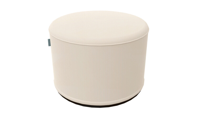 Napier Beige Outdoor Pouffe