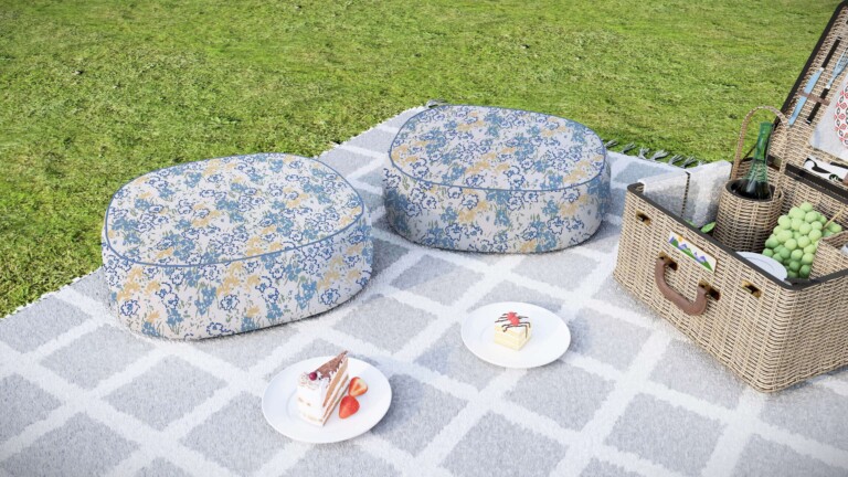 Laura Ashley Conwy Outdoor Floor Cushion