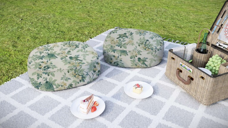 Laura Ashley Sylvie Outdoor Floor Cushion